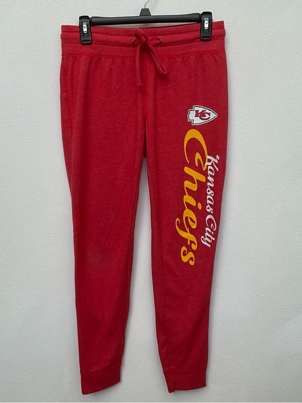 NFL Red, Gold Kansas City Chiefs Jogger Sweatpants Women's Small Sleepwear
